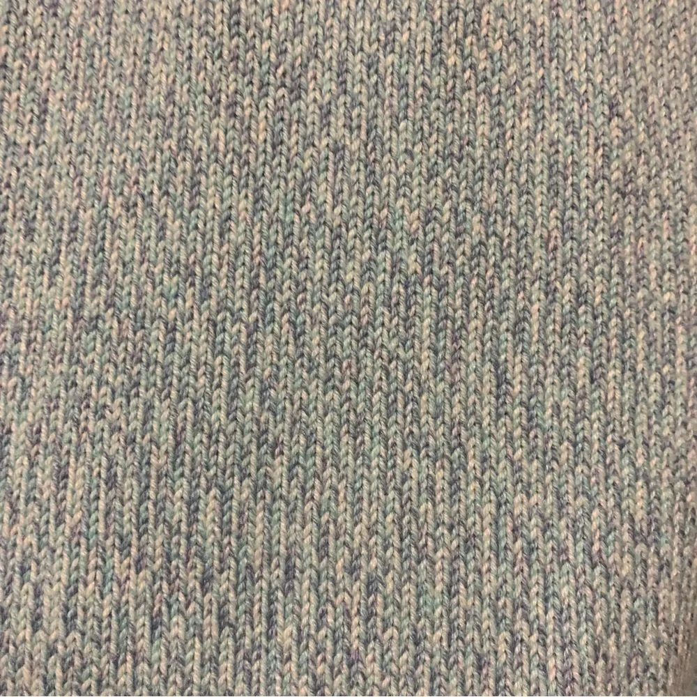 Talbots Honeycomb High Low Mock Neck Sweater blue green size 1x
